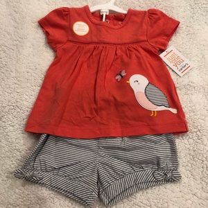 Carter’s girls 2-piece shorts outfit